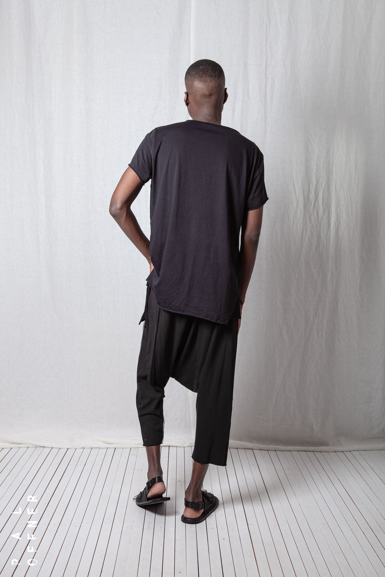 Drop Crotch Pull-On Trousers_Organic Cotton Jersey