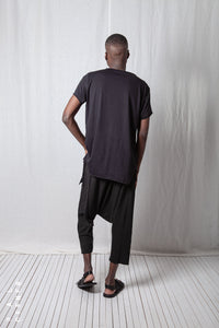 Drop Crotch Pull-On Trousers_Organic Cotton Jersey