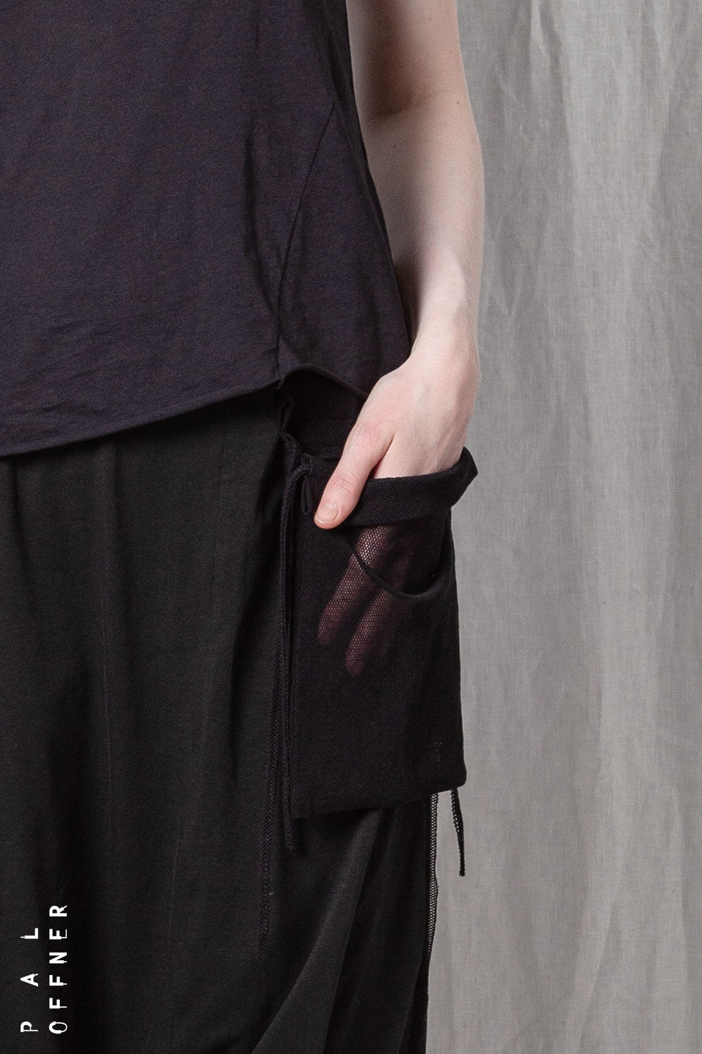 Drop Crotch Pull-On Trousers_Organic Cotton Jersey
