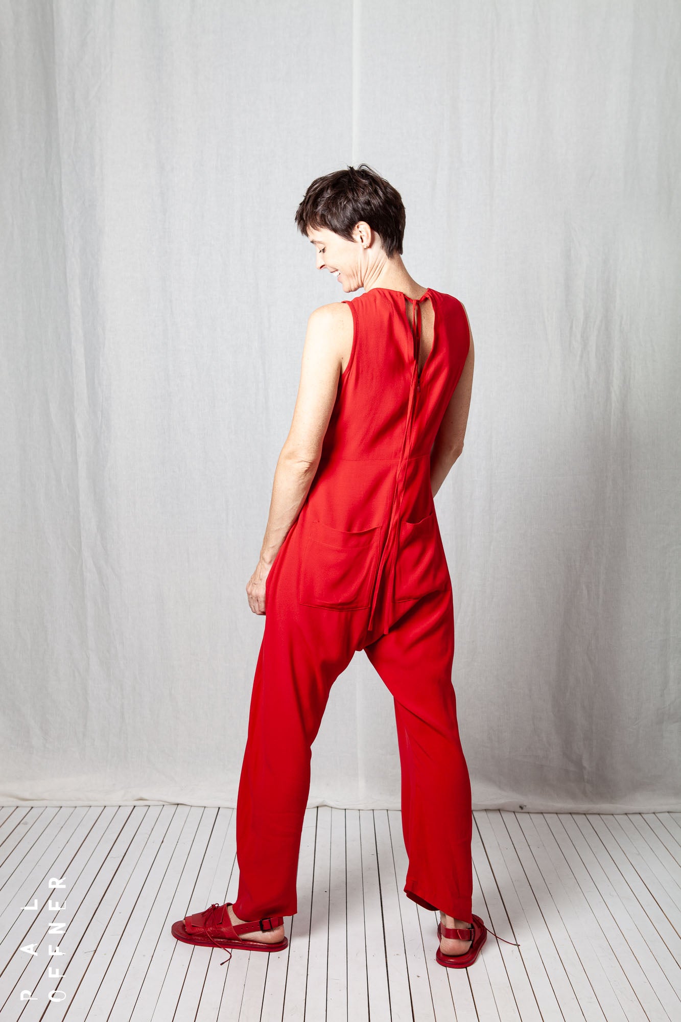 Fluid Jumpsuit_Crêpe Georgette