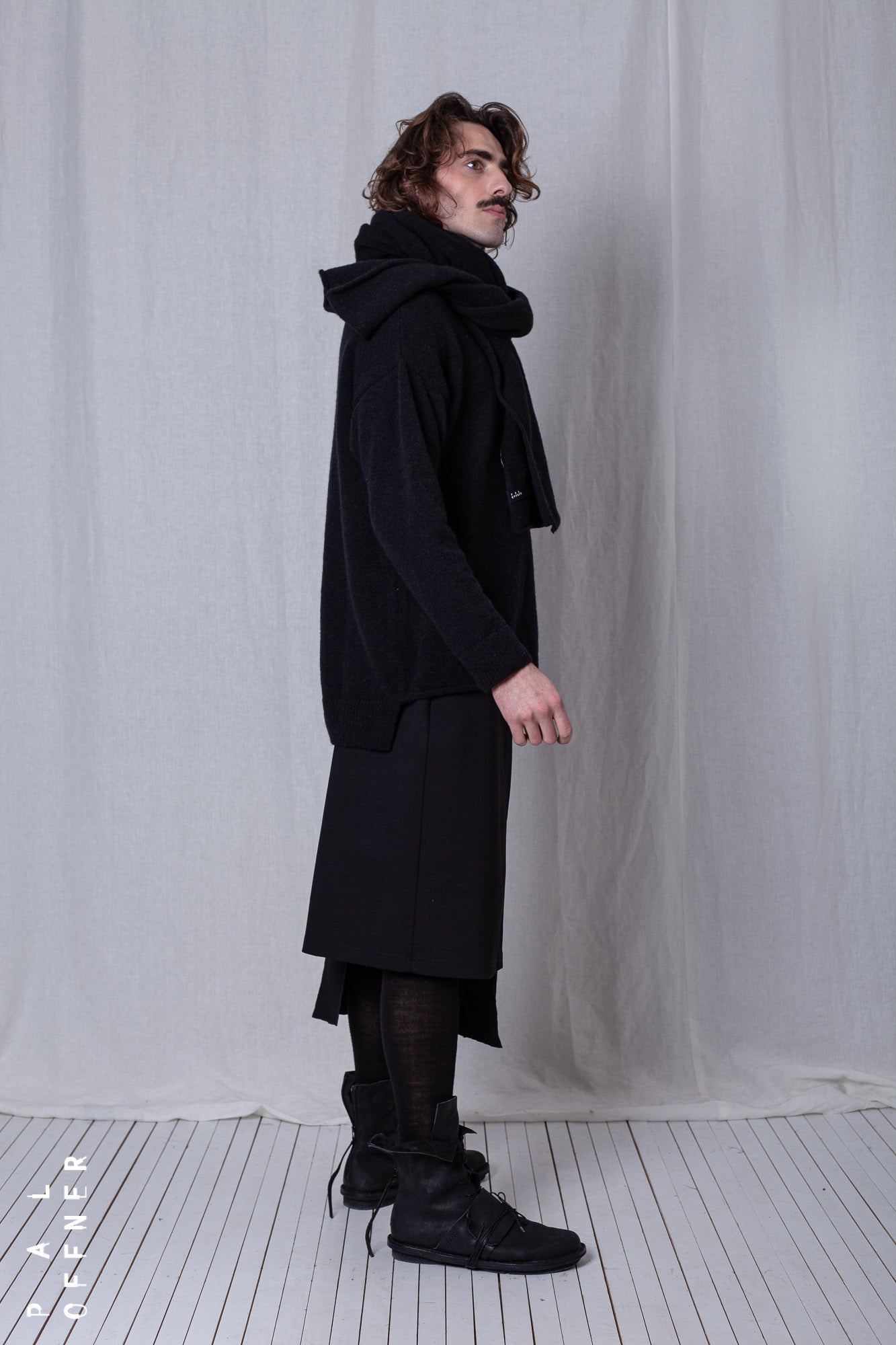 Fold Skirt_Luxury Bi-Stretch Tricot