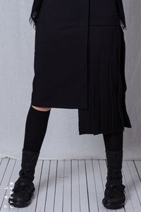 Fold Skirt_Luxury Bi-Stretch Tricot