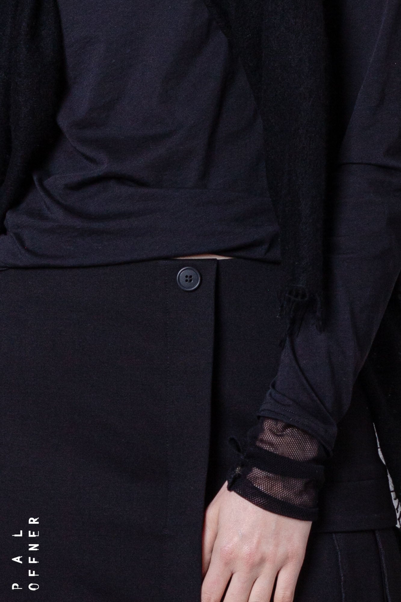 Fold Skirt_Luxury Bi-Stretch Tricot