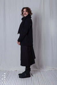 Fold Skirt_Luxury Bi-Stretch Tricot