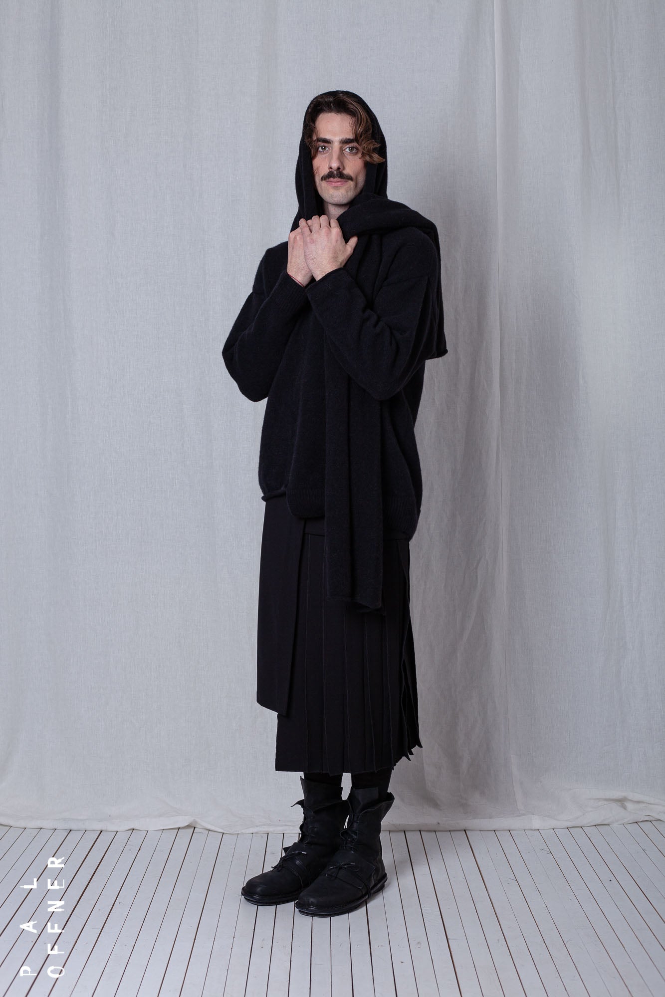 Fold Skirt_Luxury Bi-Stretch Tricot