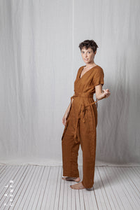 Fringe Jumpsuite_Linen