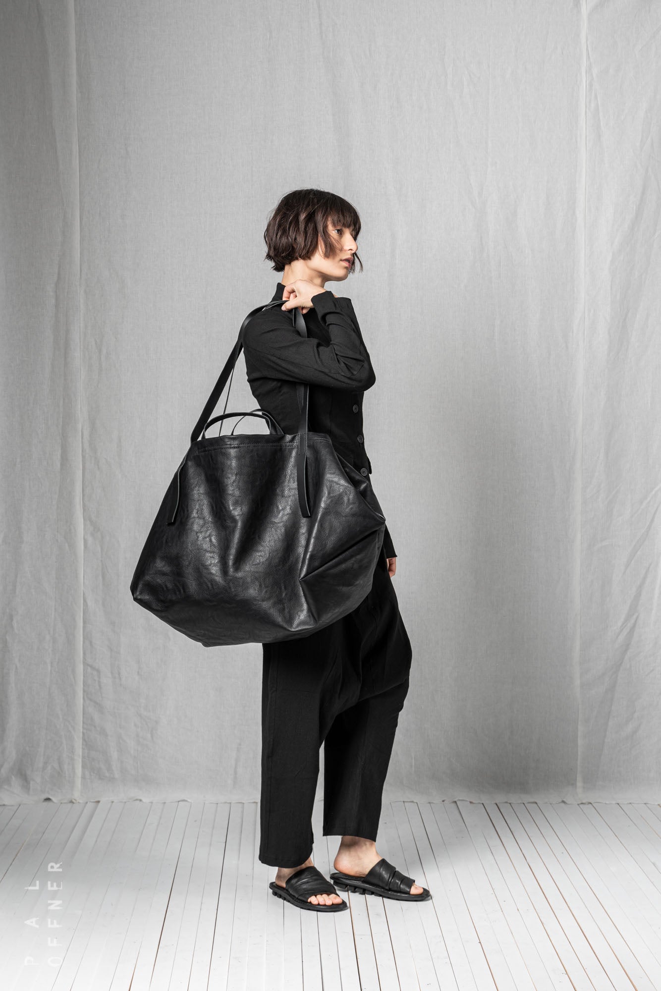 Giant Shopper Bag_Vegan Leather