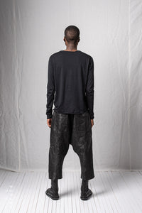 Hang Loose Trousers Extra Long_Leather