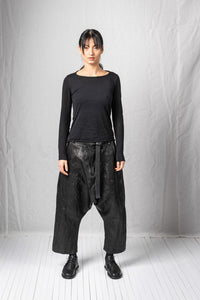 Hang Loose Trousers Extra Long_Leather