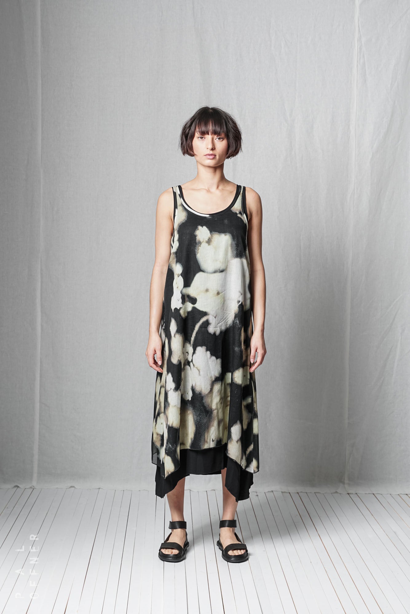 Layered Dress_Cotton Voile + Viscose