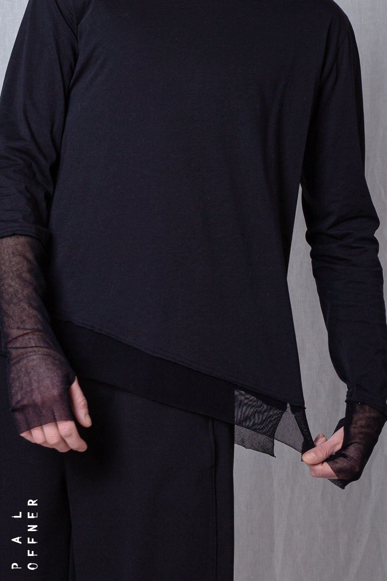 Layered Longsleeve_Organic Cotton Jersey+Mesh