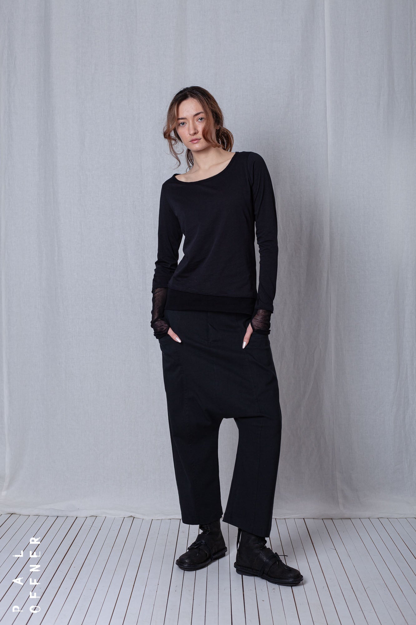Layered Longsleeve_Organic Cotton Jersey+Mesh