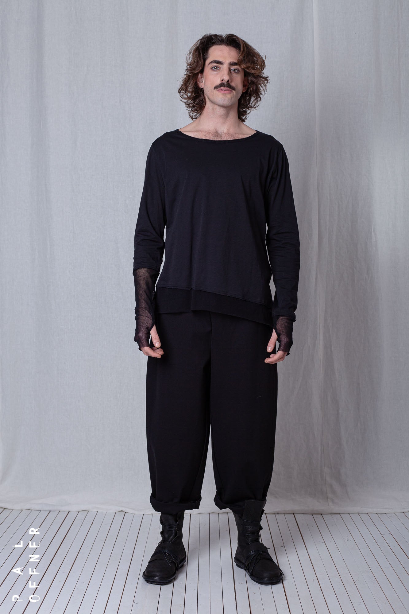 Layered Longsleeve_Organic Cotton Jersey+Mesh