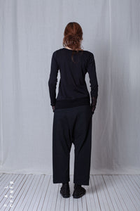 Layered Longsleeve_Organic Cotton Jersey+Mesh