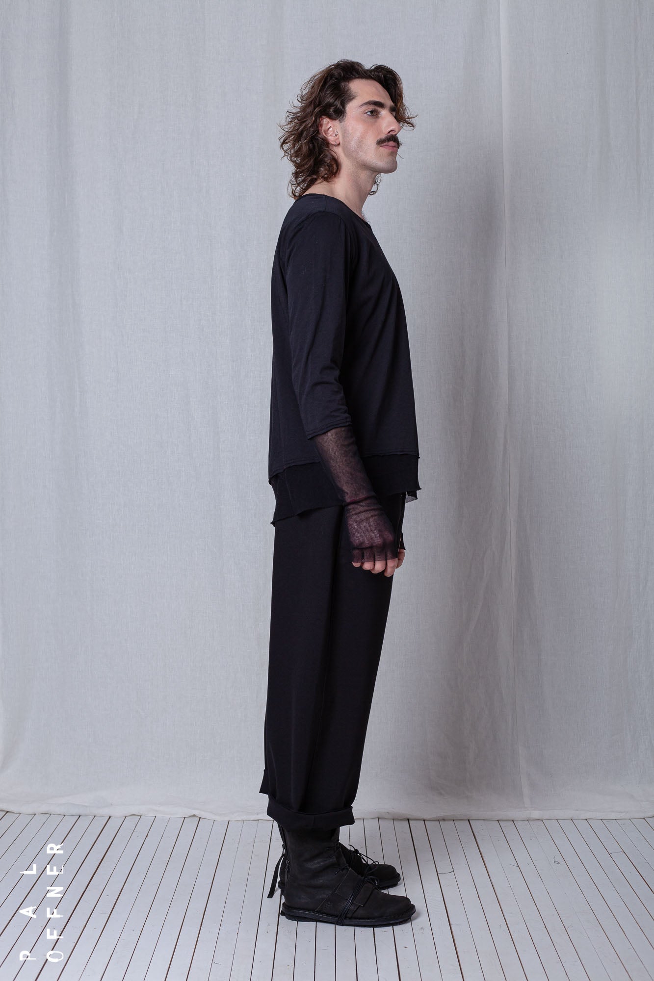 Layered Longsleeve_Organic Cotton Jersey+Mesh