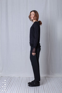 Layered Longsleeve_Organic Cotton Jersey+Mesh