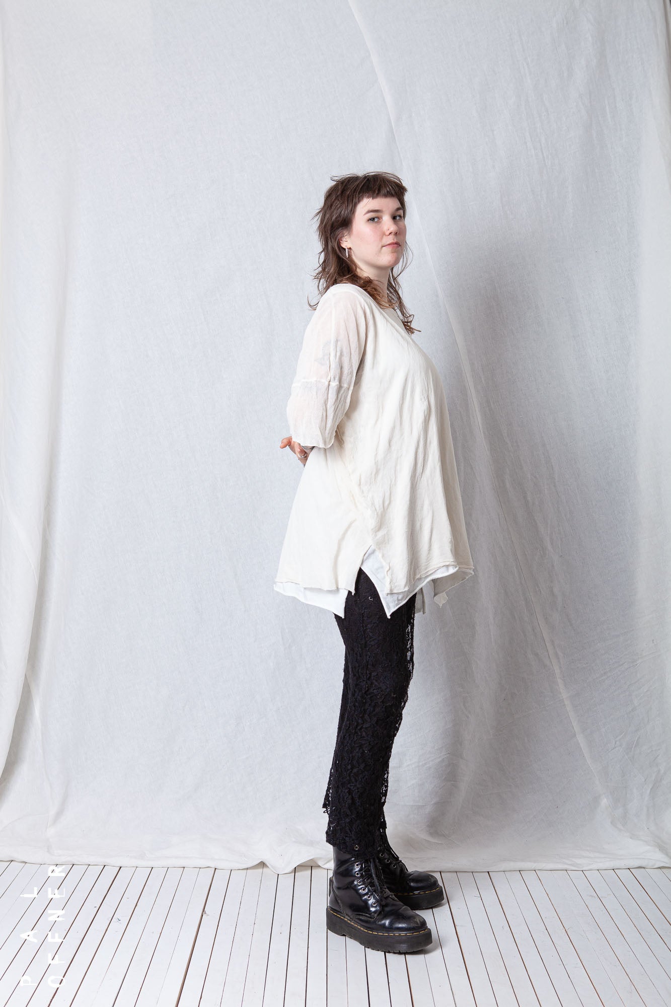 Layered One Size T-Tunic_Mesh + Jersey