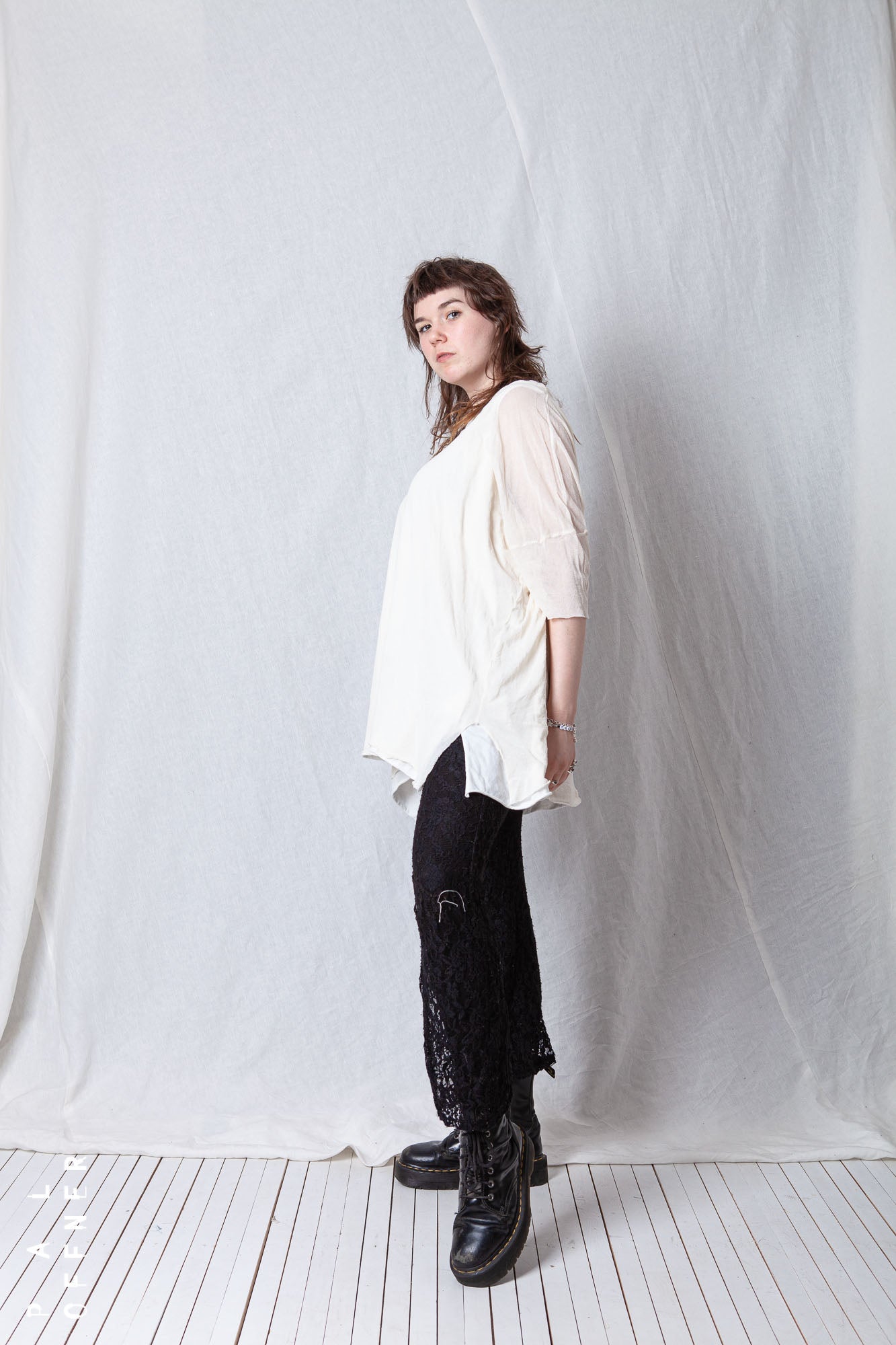Layered One Size T-Tunic_Mesh + Jersey