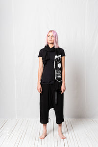 Light Hang Loose Trousers_Crepe Georgette