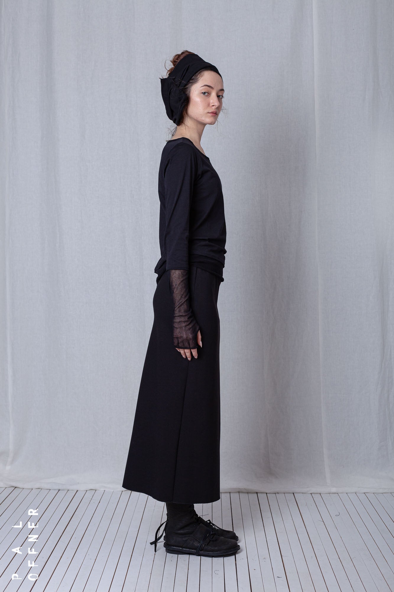 Long Skirt_Luxury Bi-Stretch Tricot
