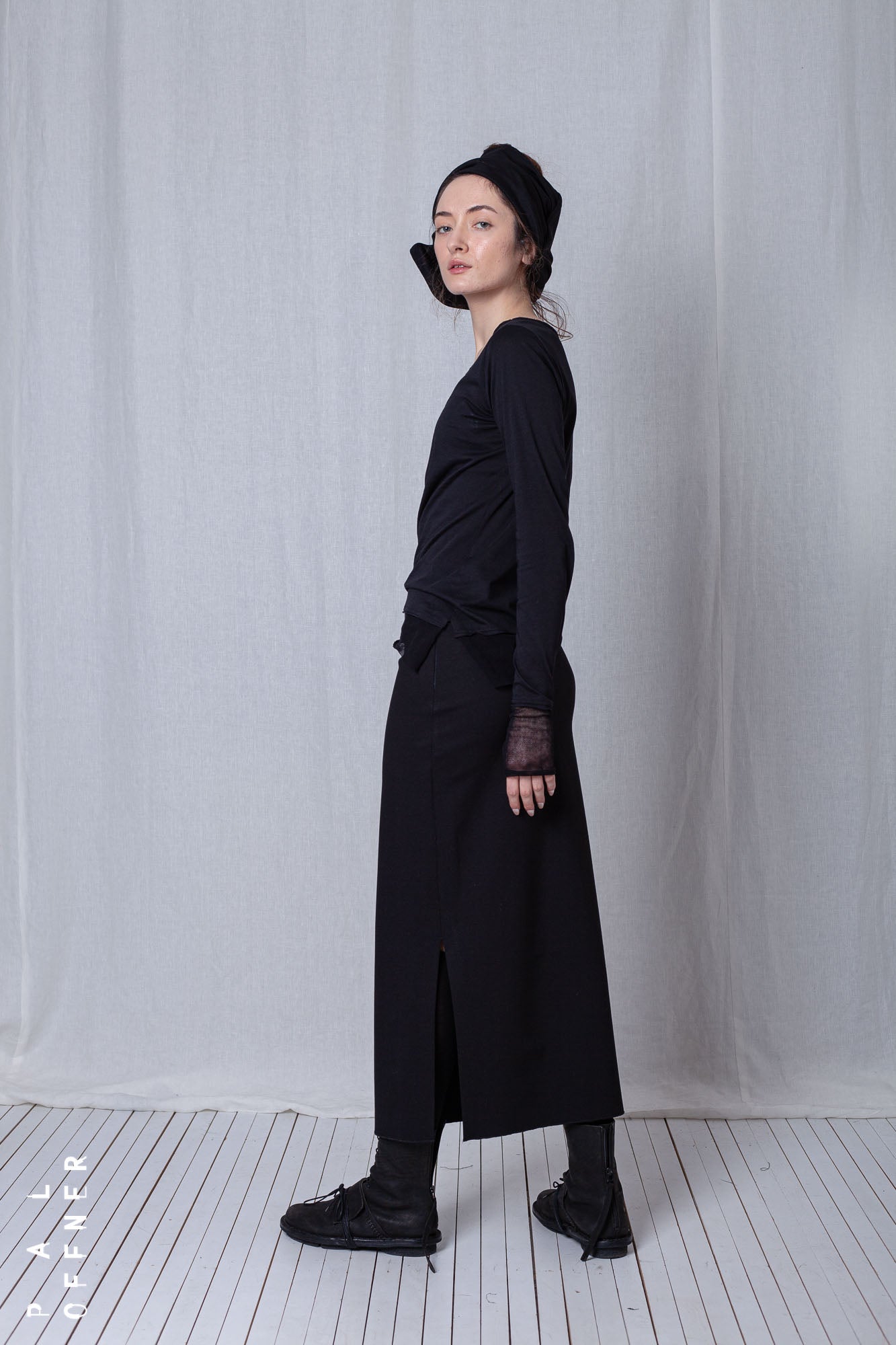 Long Skirt_Luxury Bi-Stretch Tricot