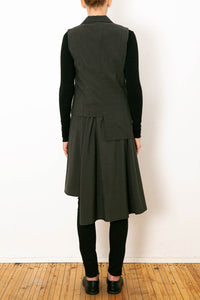 Long Vest_Flowing Viscose