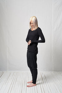 Longsleeve With Button Tape_Cotton Jersey
