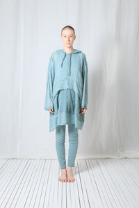 Longsleeved Hoodie Tunic_Sheer Cotton Voile