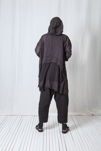 Longsleeved Hoodie Tunic_Sheer Cotton Voile