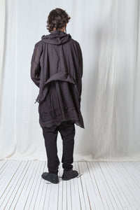 Longsleeved Hoodie Tunic_Sheer Cotton Voile
