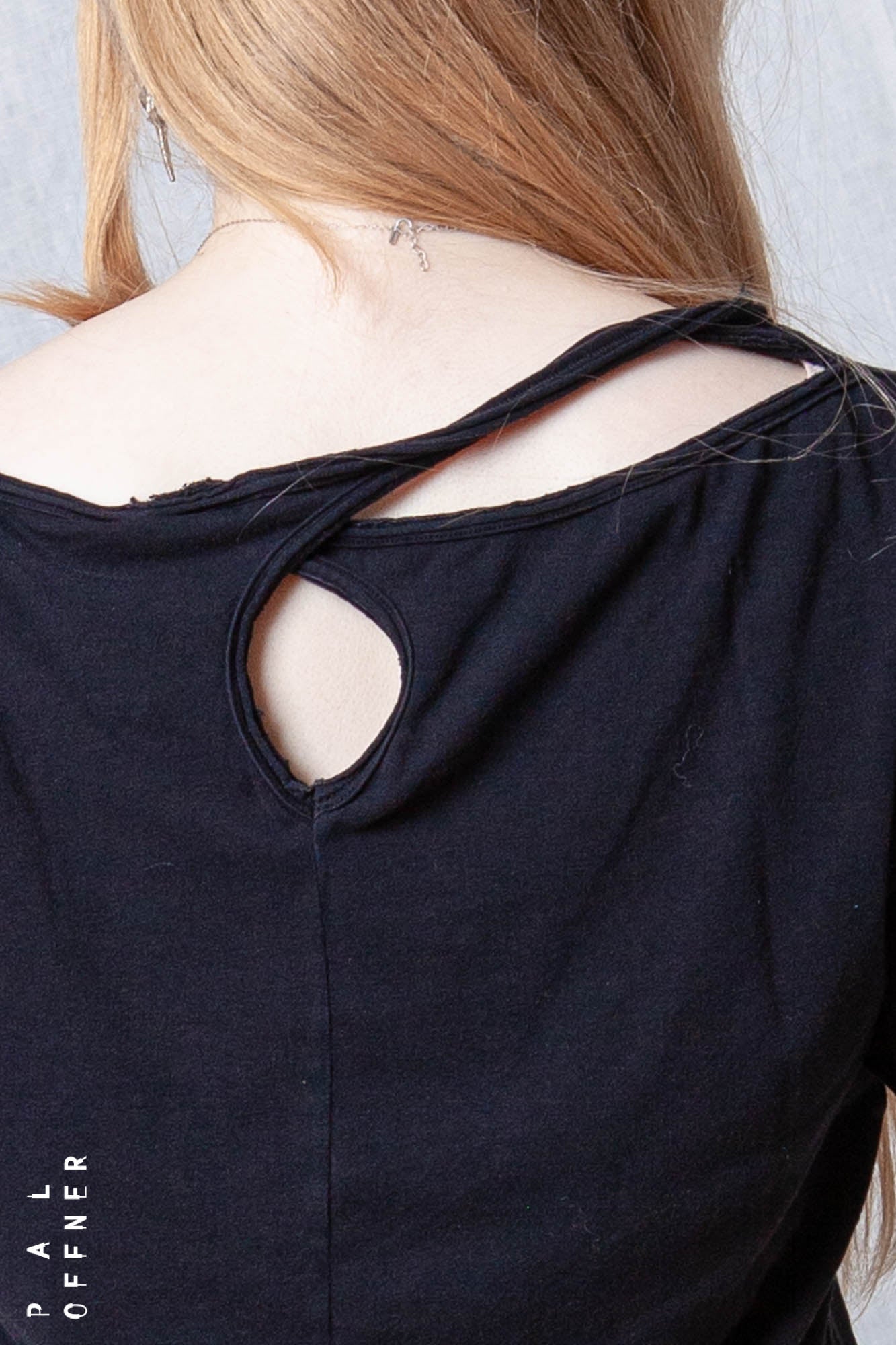 Loose Asymmetric T-Shirt_Cotton Jersey