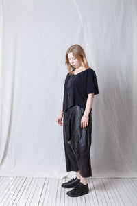 Loose Asymmetric T-Shirt_Cotton Jersey