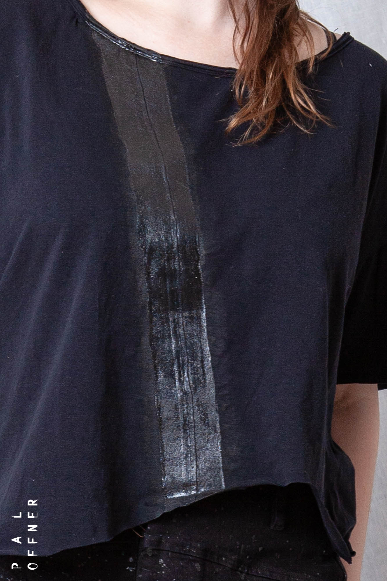 Loose Asymmetric T-Shirt_Cotton Jersey