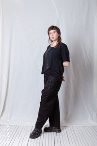 Loose Asymmetric T-Shirt_Cotton Jersey