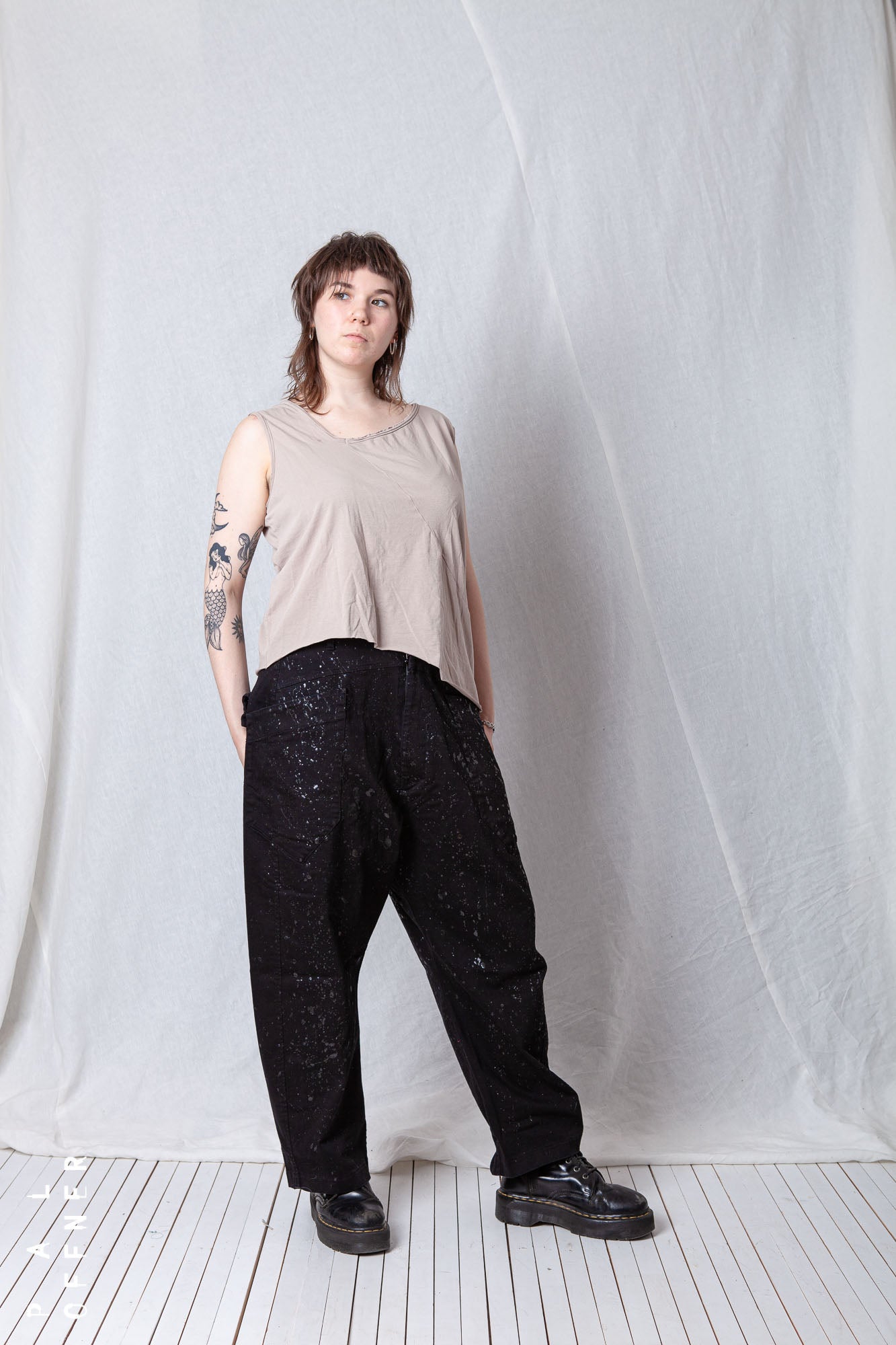 Loose Asymmetric Top_Cotton Jersey