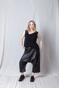 Loose Asymmetric Top_Cotton Jersey