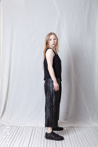 Loose Asymmetric Top_Cotton Jersey