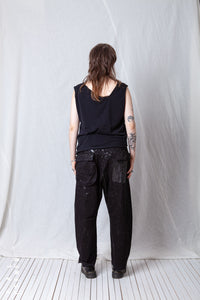 Loose Asymmetric Top_Cotton Jersey
