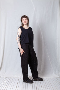 Loose Asymmetric Top_Cotton Jersey