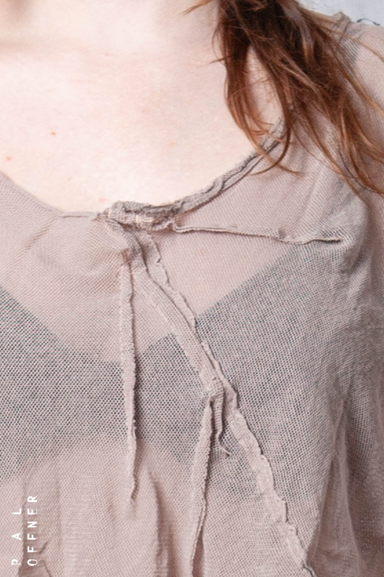 Loose Cropped T-Shirt_Mesh
