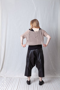 Loose Cropped T-Shirt_Mesh