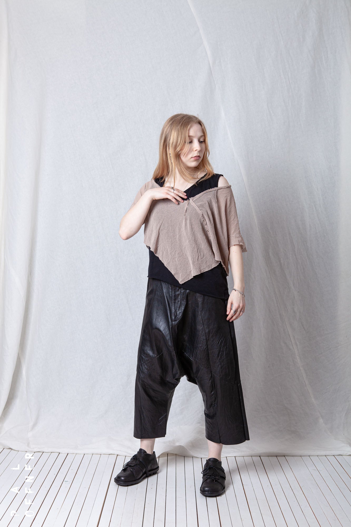 Loose Cropped T-Shirt_Mesh