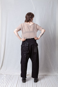 Loose Cropped T-Shirt_Mesh