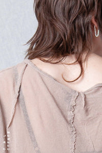 Loose Cropped T-Shirt_Mesh