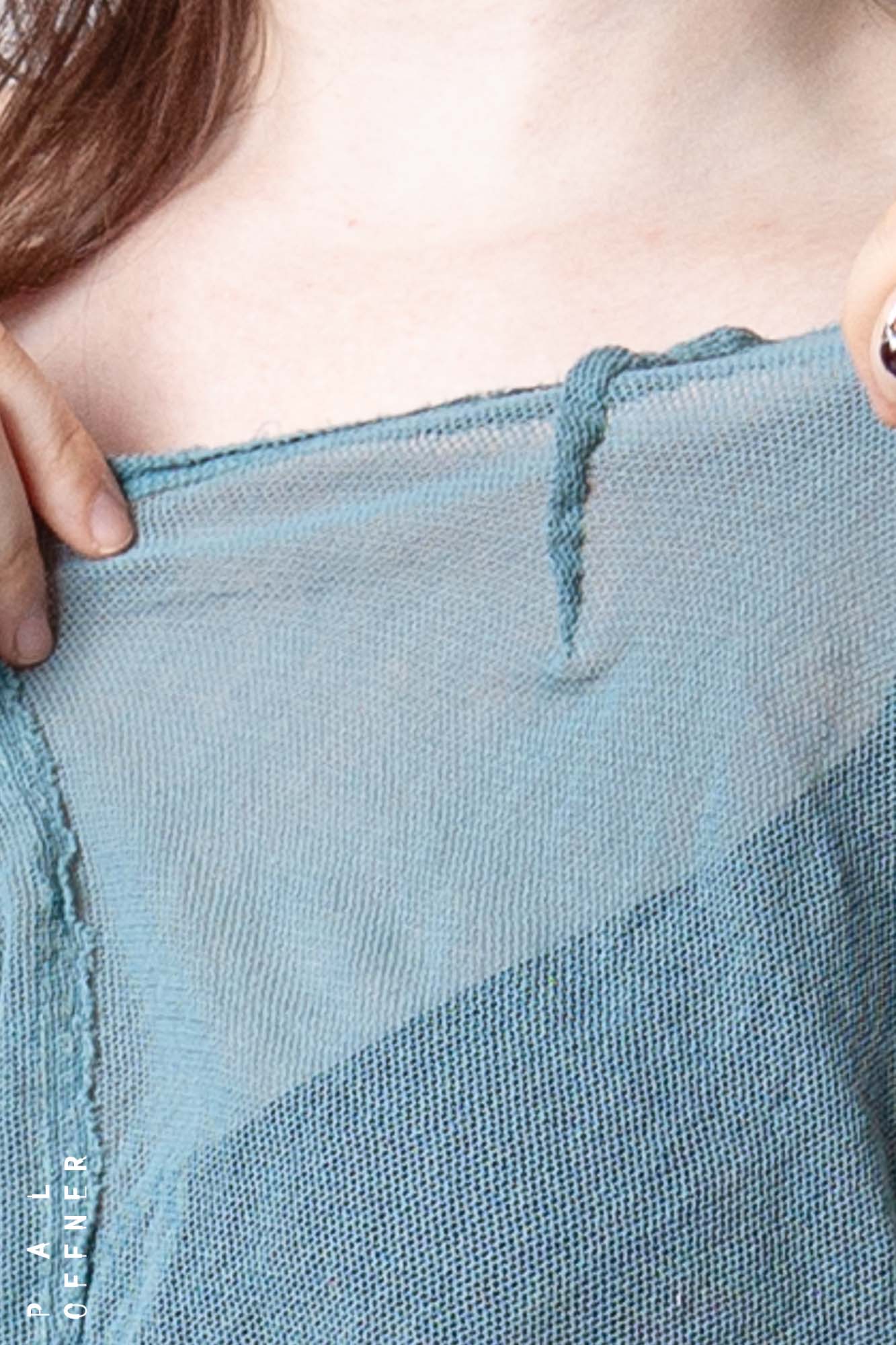 Loose Cropped T-Shirt_Mesh