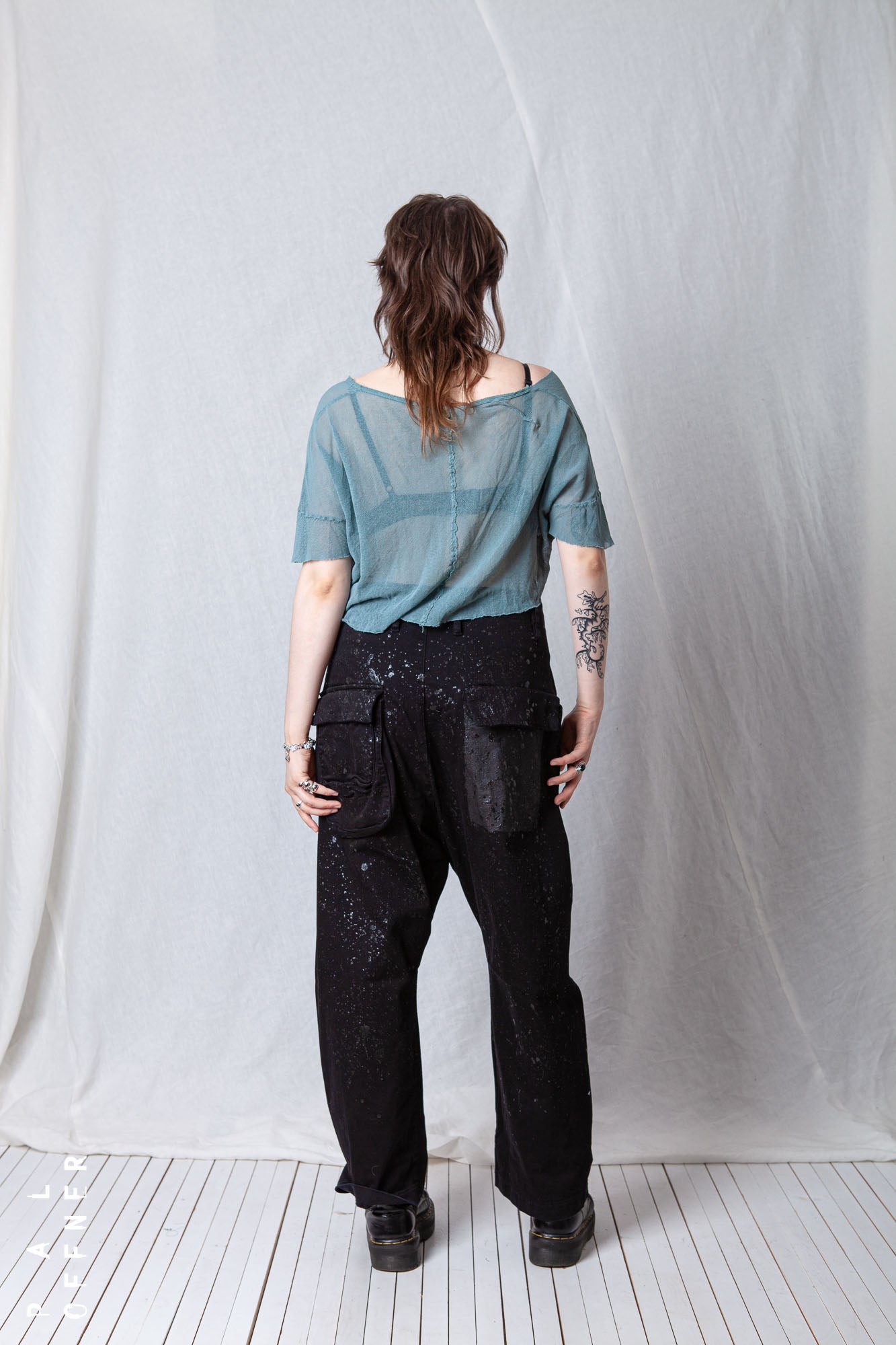 Loose Cropped T-Shirt_Mesh