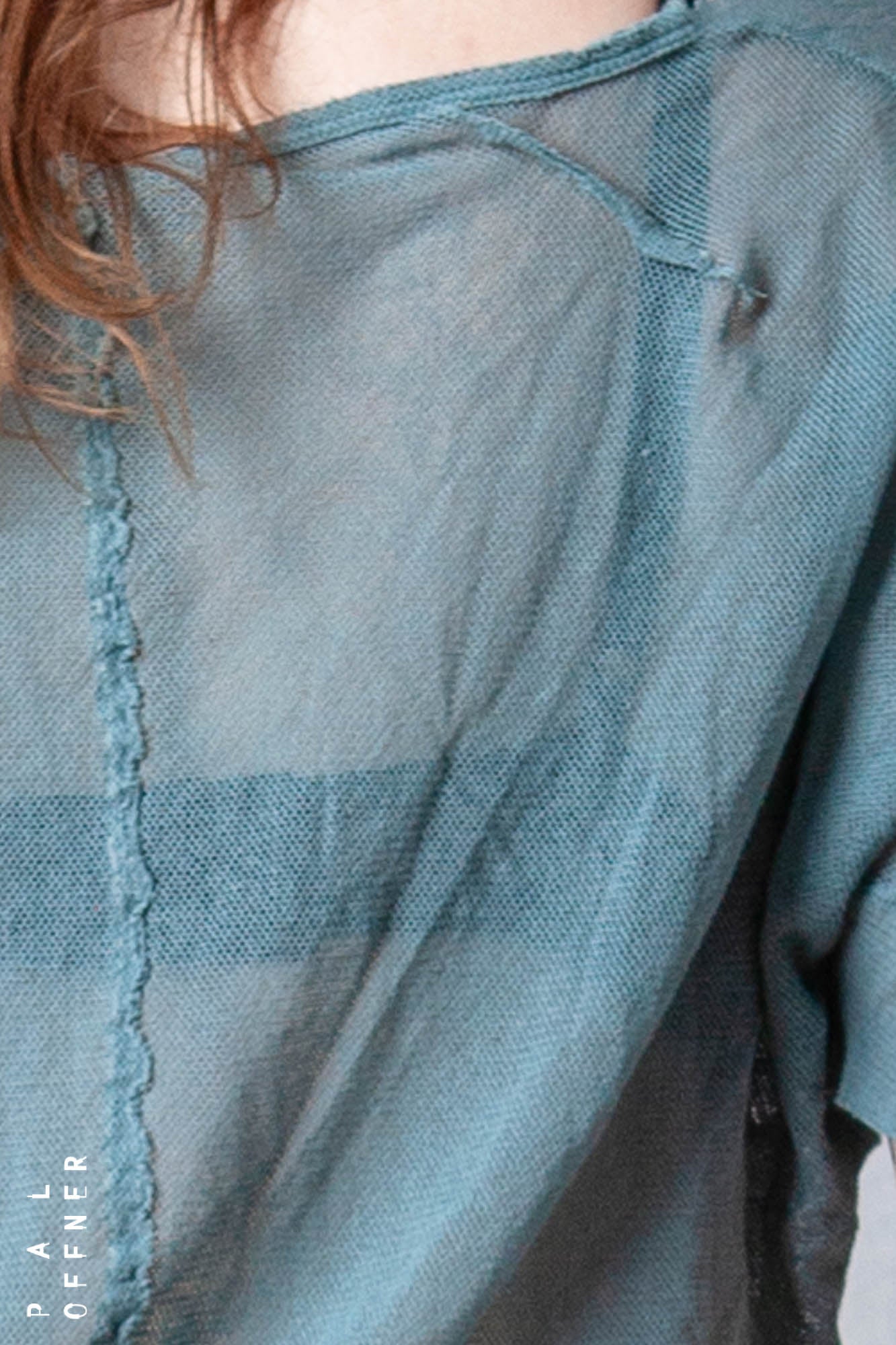 Loose Cropped T-Shirt_Mesh