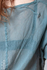 Loose Cropped T-Shirt_Mesh