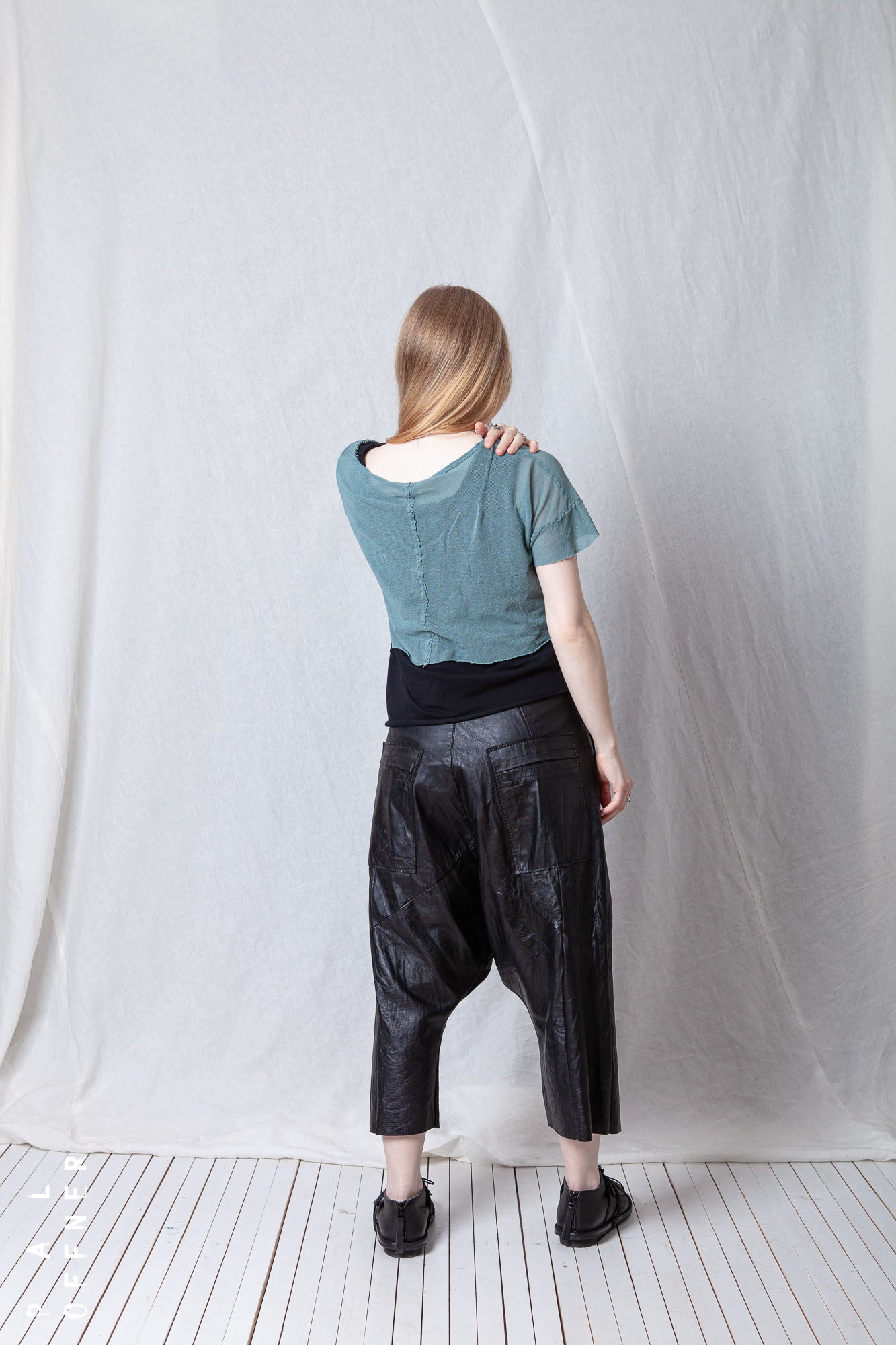 Loose Cropped T-Shirt_Mesh