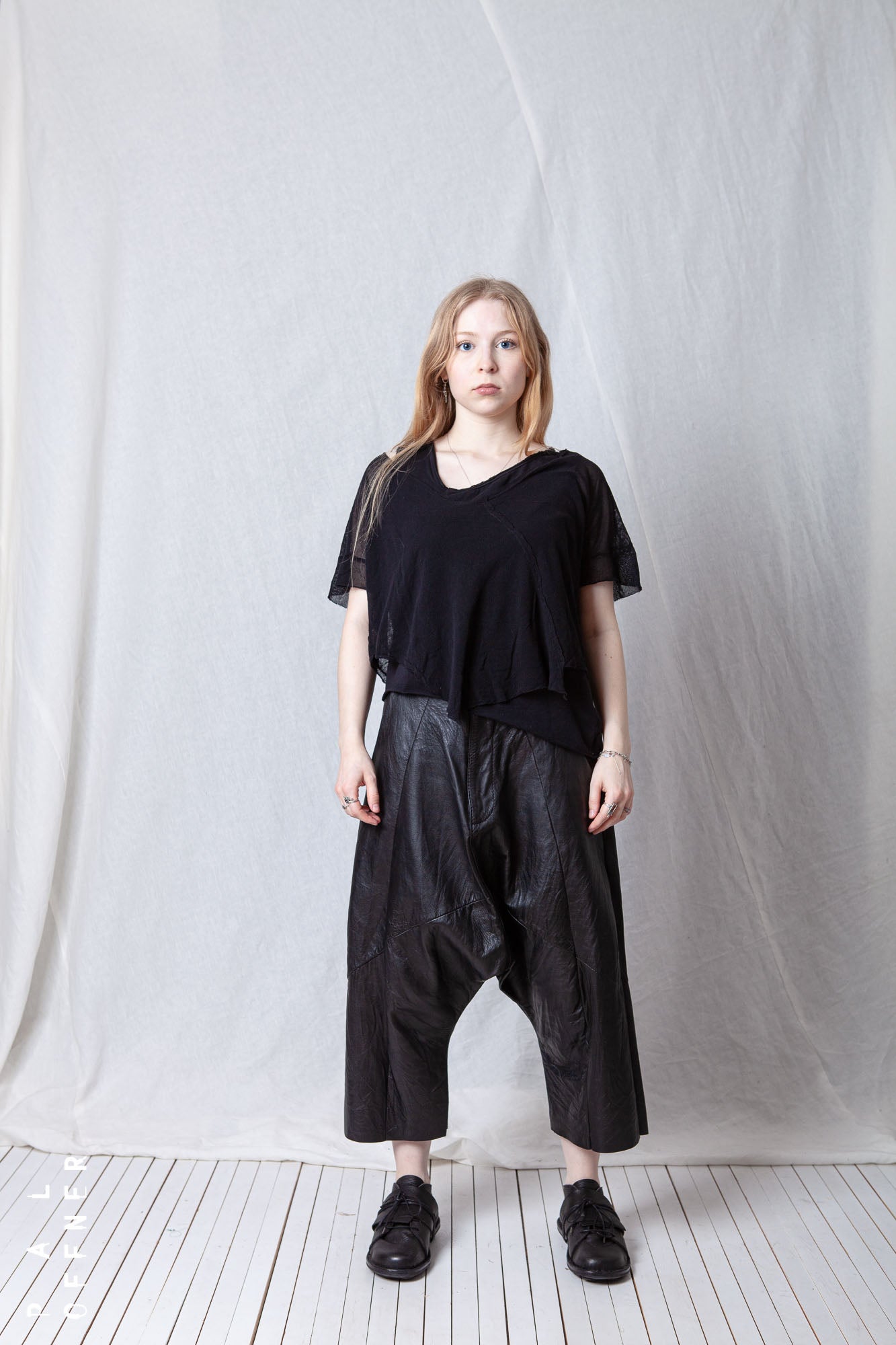 Loose Cropped T-Shirt_Mesh